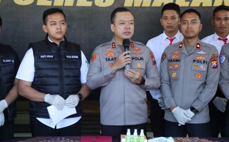 Polres Malang Tindak Cepat Dua Pemuda Kedapatan Bawa Senjata Tajam