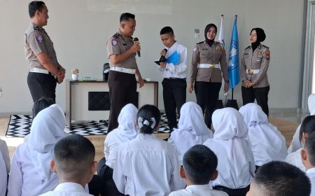 Polres Mojokerto Perkuat Karakter Pelajar melalui Edukasi Keselamatan dan Anti-Bullying