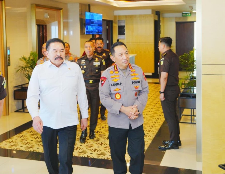 Kapolri dan Jaksa Agung Sepakat Perkuat Kolaborasi Institusional